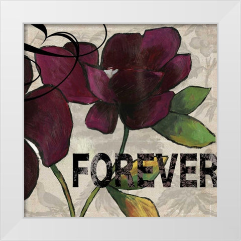 Forever - Mini White Modern Wood Framed Art Print by Wilson, Aimee