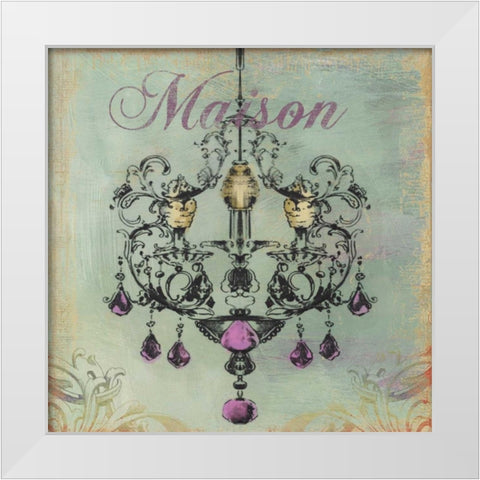 Maison - Mini White Modern Wood Framed Art Print by Wilson, Aimee