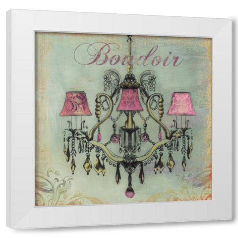 Boudoir - Mini White Modern Wood Framed Art Print by Wilson, Aimee