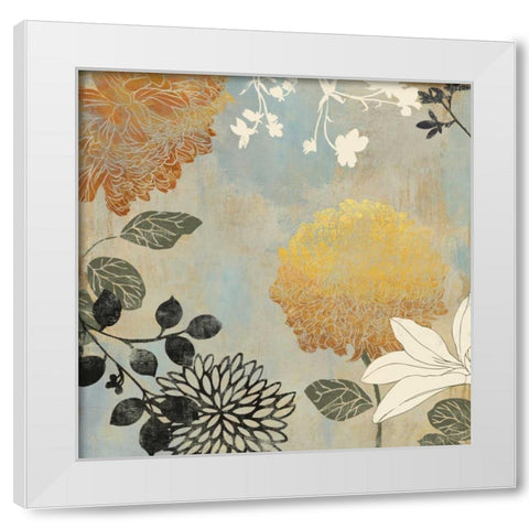 Grace Flowers II White Modern Wood Framed Art Print by Wilson, Aimee