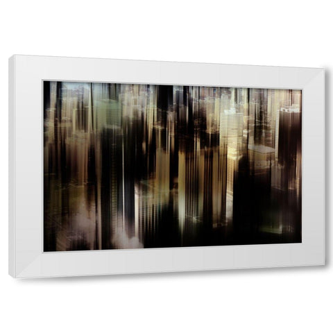 Elevator II  White Modern Wood Framed Art Print by Cooke, William