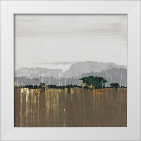 Tropical Climate White Modern Wood Framed Art Print by Wilde, Susan