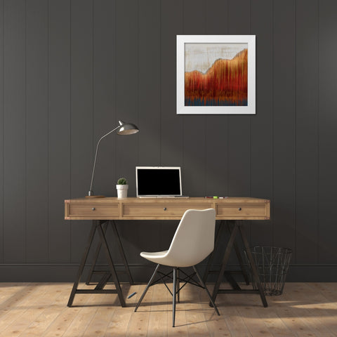 Red Mountain Pass I White Modern Wood Framed Art Print by Wilde, Susan