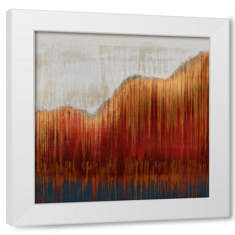 Red Mountain Pass I White Modern Wood Framed Art Print by Wilde, Susan