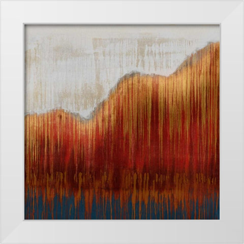 Red Mountain Pass I White Modern Wood Framed Art Print by Wilde, Susan