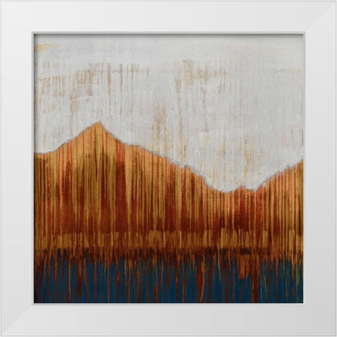 Red Mountain Pass II White Modern Wood Framed Art Print by Wilde, Susan
