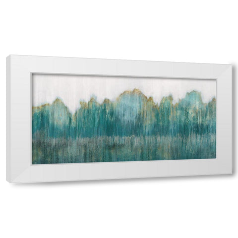 Stumbled White Modern Wood Framed Art Print by Wilde, Susan