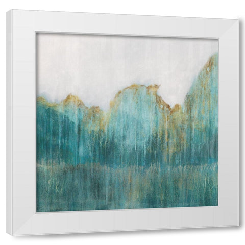 Fortune II White Modern Wood Framed Art Print by Wilde, Susan