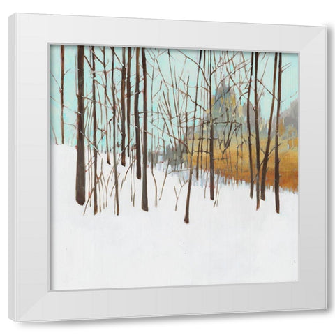 Winters Day I  White Modern Wood Framed Art Print by Wilde, Susan