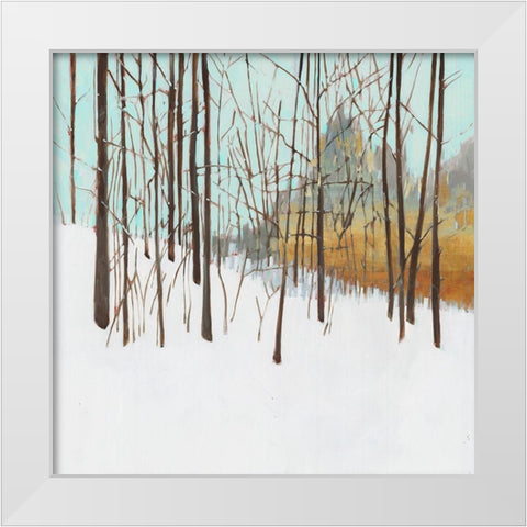 Winters Day I  White Modern Wood Framed Art Print by Wilde, Susan