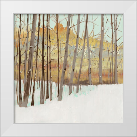 Winters Day II  White Modern Wood Framed Art Print by Wilde, Susan