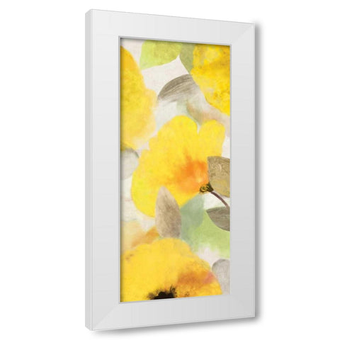 Happy Florals II - Mini White Modern Wood Framed Art Print by Wilson, Aimee