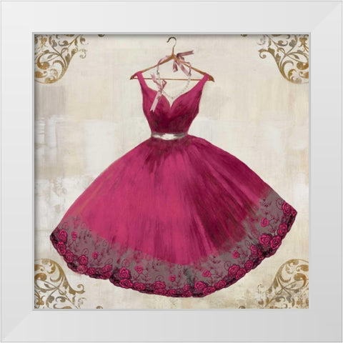 Magnificent White Modern Wood Framed Art Print by Wilson, Aimee