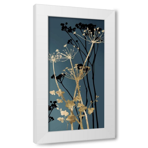 Twilight Botanicals I White Modern Wood Framed Art Print by Wilson, Aimee