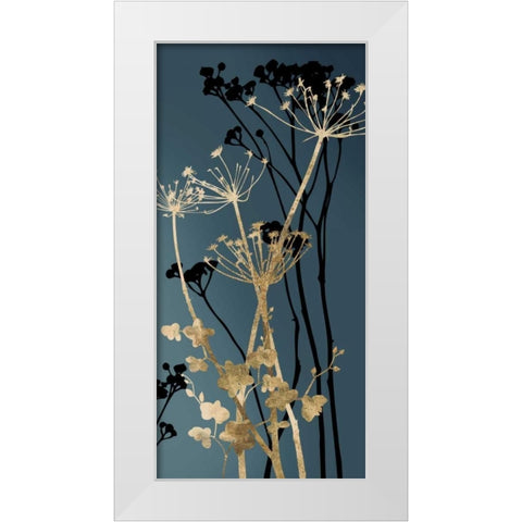 Twilight Botanicals I White Modern Wood Framed Art Print by Wilson, Aimee