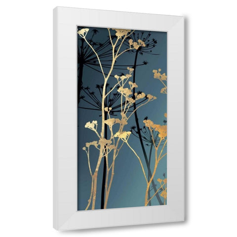 Twilight Botanicals II White Modern Wood Framed Art Print by Wilson, Aimee