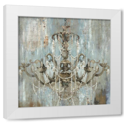 Timeless White Modern Wood Framed Art Print by Wilson, Aimee