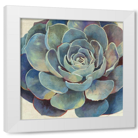 Succulence I - Mini White Modern Wood Framed Art Print by Wilson, Aimee