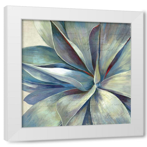 Succulence II - Mini White Modern Wood Framed Art Print by Wilson, Aimee