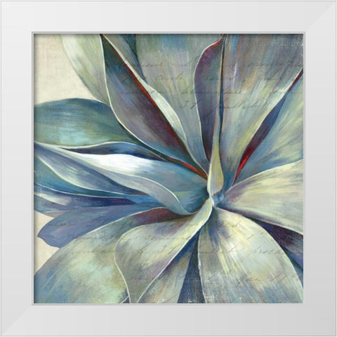 Succulence II - Mini White Modern Wood Framed Art Print by Wilson, Aimee