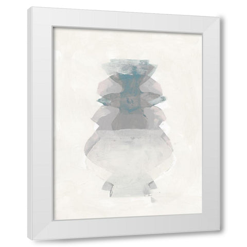 Amphora I White Modern Wood Framed Art Print by Cartissi