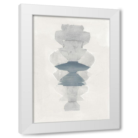 Amphora II White Modern Wood Framed Art Print by Cartissi