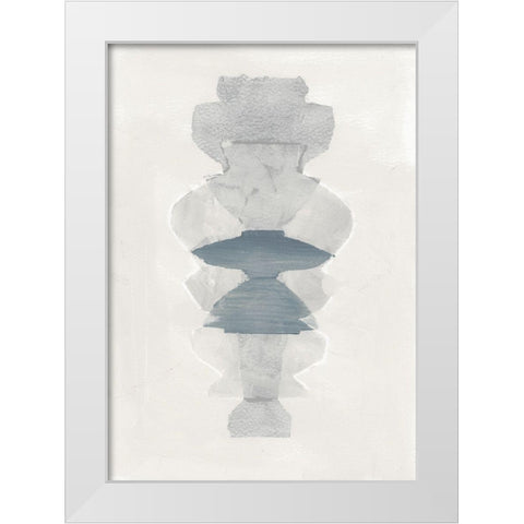 Amphora II White Modern Wood Framed Art Print by Cartissi