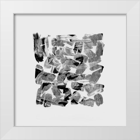 White Scrub I White Modern Wood Framed Art Print by Cartissi