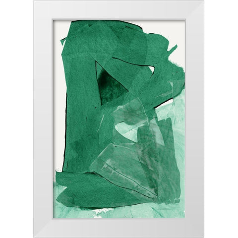 Drag I White Modern Wood Framed Art Print by Cartissi