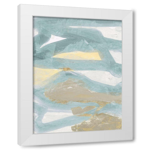 Pale Light II White Modern Wood Framed Art Print by Cartissi