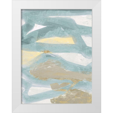 Pale Light II White Modern Wood Framed Art Print by Cartissi