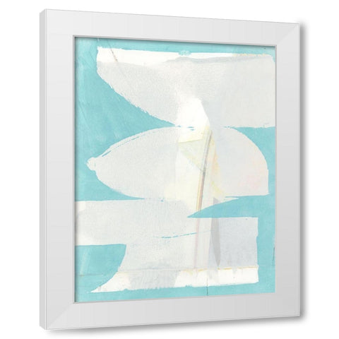 Carve I  White Modern Wood Framed Art Print by Cartissi