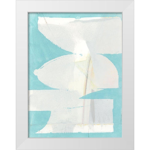 Carve I  White Modern Wood Framed Art Print by Cartissi