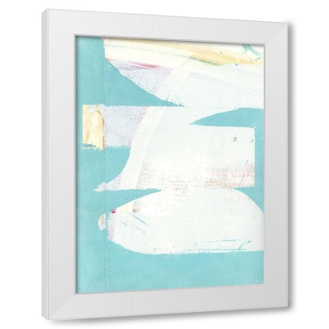 Carve II  White Modern Wood Framed Art Print by Cartissi