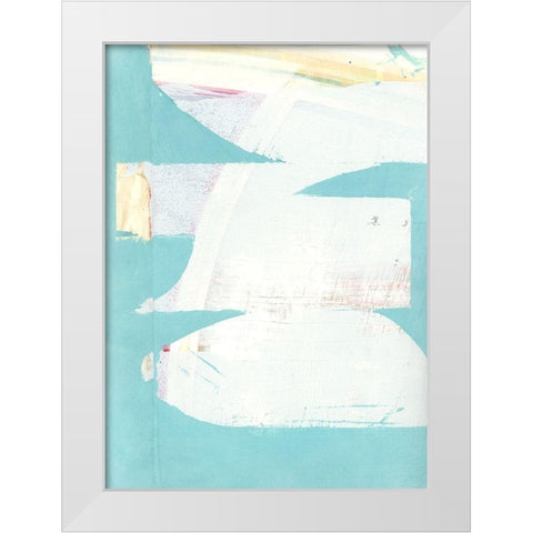 Carve II  White Modern Wood Framed Art Print by Cartissi
