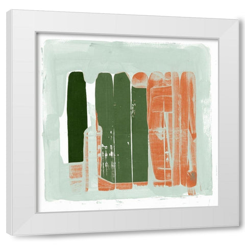 Not Twisted I White Modern Wood Framed Art Print by Cartissi