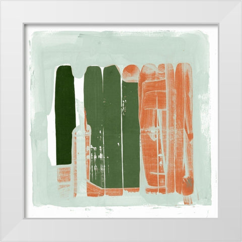 Not Twisted I White Modern Wood Framed Art Print by Cartissi