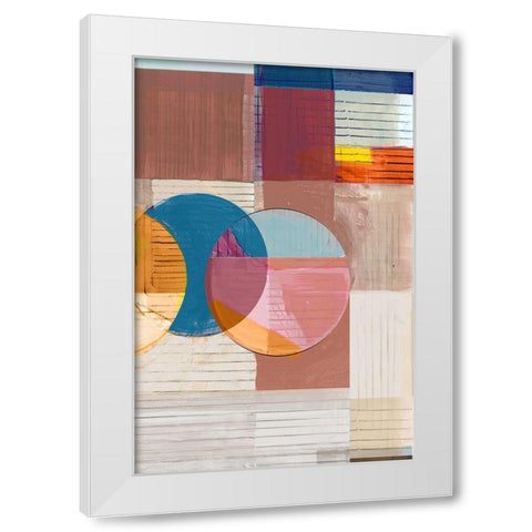 Candy Love II White Modern Wood Framed Art Print by Cartissi