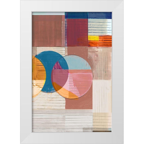 Candy Love II White Modern Wood Framed Art Print by Cartissi