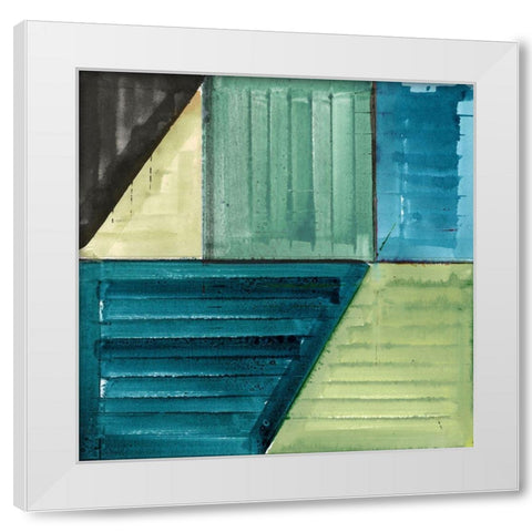 In the Suburbs I  White Modern Wood Framed Art Print by Cartissi