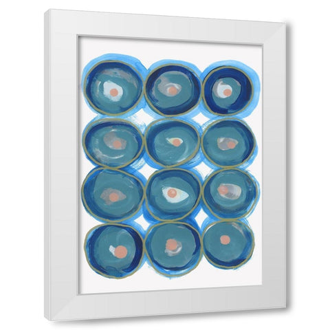 Forever and Always I  White Modern Wood Framed Art Print by Cartissi