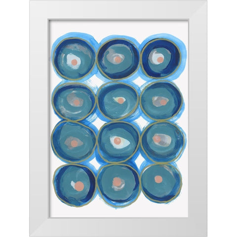 Forever and Always I  White Modern Wood Framed Art Print by Cartissi