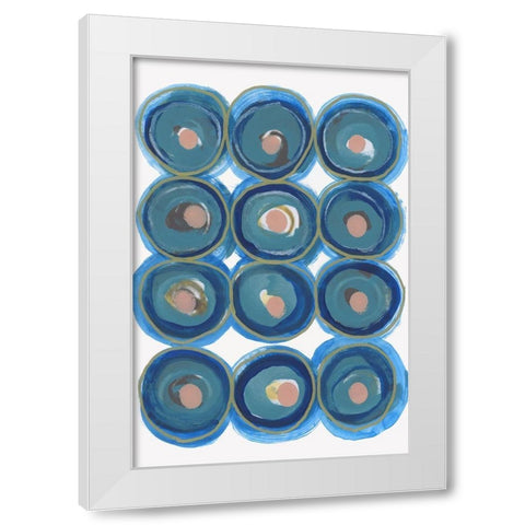 Forever and Always II  White Modern Wood Framed Art Print by Cartissi