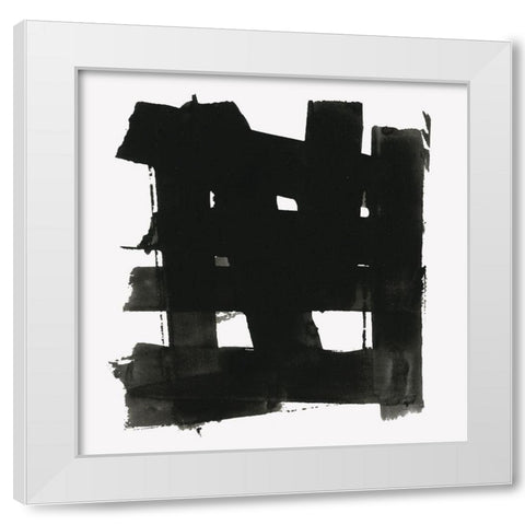 Stacking Together I White Modern Wood Framed Art Print by Cartissi