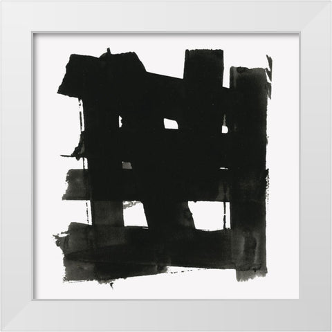 Stacking Together I White Modern Wood Framed Art Print by Cartissi