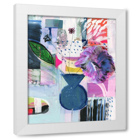 Vivid Moment II White Modern Wood Framed Art Print by Cartissi