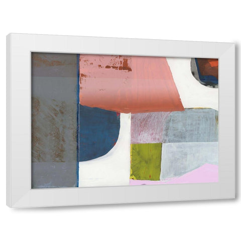 Get Together  White Modern Wood Framed Art Print by Cartissi