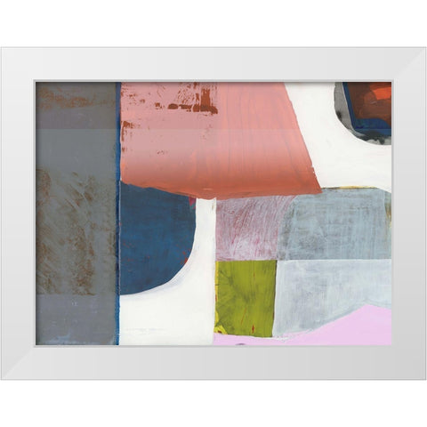Get Together  White Modern Wood Framed Art Print by Cartissi