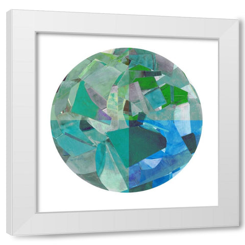 New Millennium I White Modern Wood Framed Art Print by Cartissi