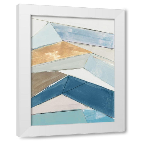 Sailors Cliffs II  White Modern Wood Framed Art Print by Cartissi